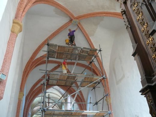 FOTOGALERIE: OPRAVY KOSTELNÍCH VĚŽÍ